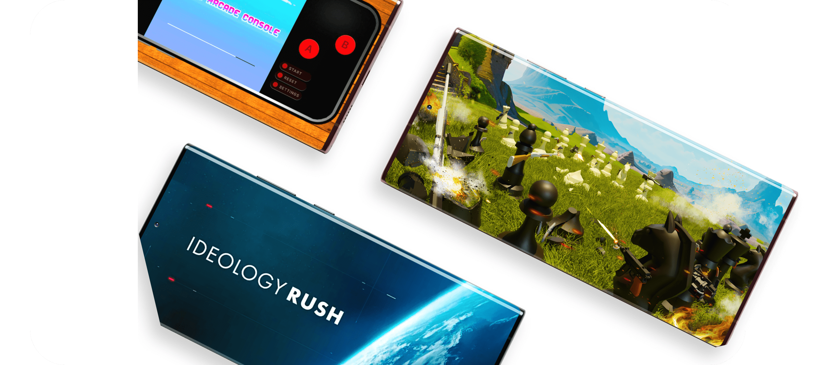 Plus Games and AppTower partnership with mobile game artwork